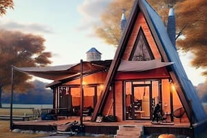 Amazon tiene la casa prefabricada con forma de chalet por menos de US$40 mil