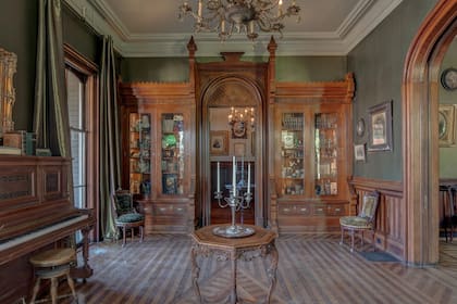La casa fue restaurada por sus dueños pero mantiene alguno de los detalles originales
