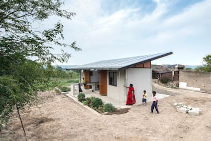 La casa Net-Zero Home creada en India por
la empresa BillionBricks en colaboración con el estudio de arquitectura Architecture Brio, PowerHYDE