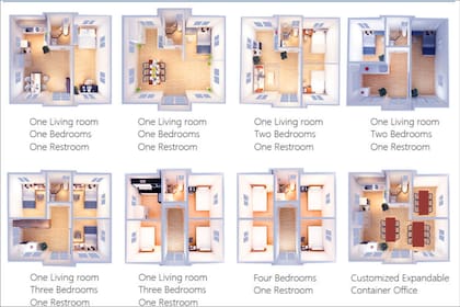 La casa prebafricada puede ser dividida en distintos ambientes