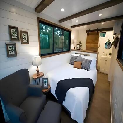 La casa prefabricada de Amazon es expandible hasta a 5 dormitorios (Amazon)