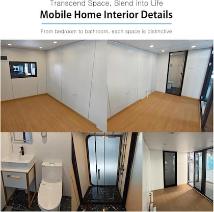 La casa prefabricada de Amazon se instala en menos de 8 horas y sin necesidad de maquinaria pesada, según su vendedor (Amazon)