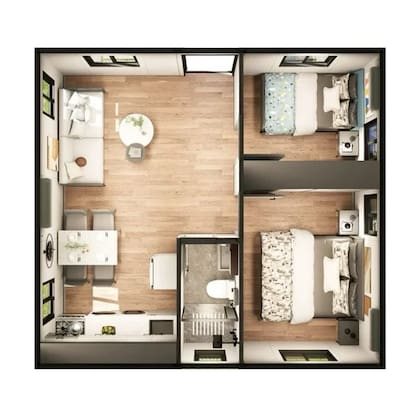 La casa prefabricada de Walmart es de fácil instalación y generalmente el vendedor brinda asesoría (Walmart.com)