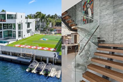 La casa que vende Pouncey es bastante amplia y con rincones de lujo