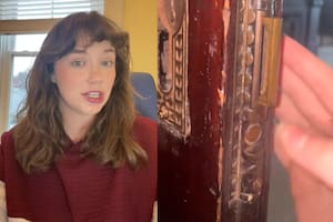 Encontró un “botón secreto” en una de las puertas de su casa de Kentucky y quedó en shock al conocer su función