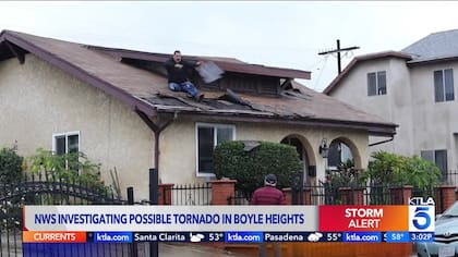 La casa residencial de Lee Street fue una de las primeras afectadas por el tornado