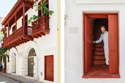 “Mantuvimos nuestra ‘casa alta’, una tipologIa propia del siglo XVII, con la clásica fachada blanca y las maderas pintadas de rojo almazarrón, usado antiguamente en los edificios militares”, nos cuenta Ricardo.