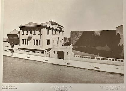 La Casa Virasoro, publicada en enero de 1930 por la Revista de Arquitectura