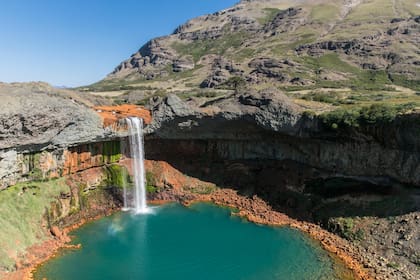 La cascada del Agrio.