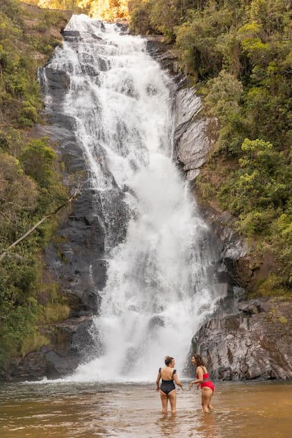 La cascada santo Isidro es de las más populares del PN Serra da Bocaina.