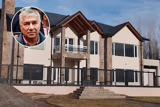 Cómo fueron los días de Báez en una casona con vista al Lago Argentino