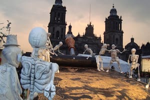 La Catedral de la Ciudad de México y su megaofrenda en el Día de Muertos