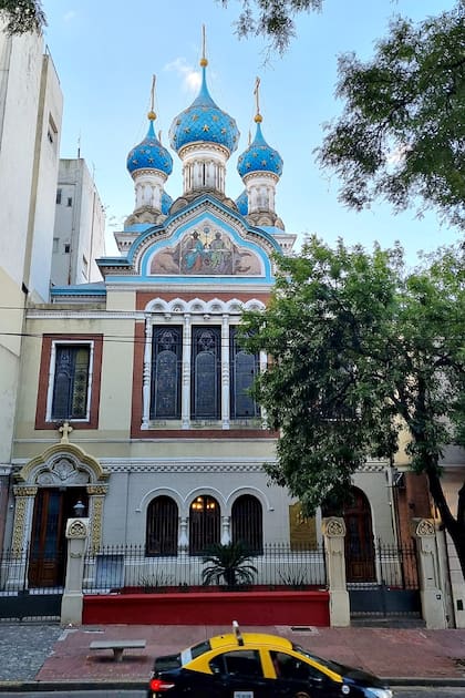 La Catedral de la Santísima Trinidad de la Iglesia Ortodoxa Rusa de la ciudad de Buenos Aires