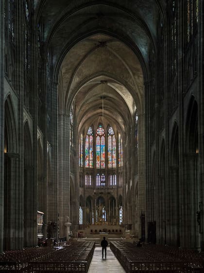 La catedral de Saint-Denis alberga criptas de los reyes franceses