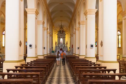 La Catedral Nuestra Señora del Rosario de Cafayate está entre las más visitadas del Norte.
