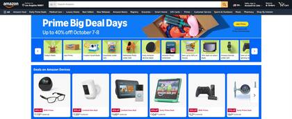 La categoría de descuentos aparece en el sitio con el nombre de "Ofertas Anticipadas Prime" o "Early Prime Deals", según el idioma elegido en la configuración (Amazon)