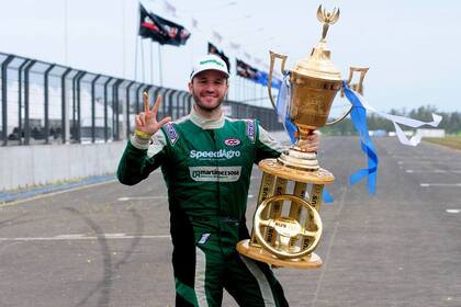 La celebración de Agustín Canapino