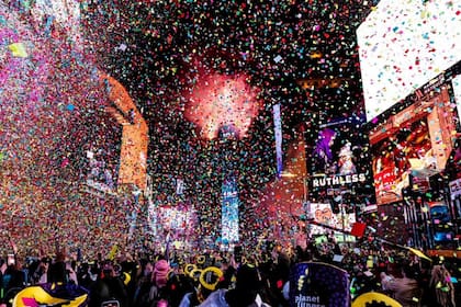 La celebración de Año Nuevo en Times Square es una de las más populares en el mundo (Archivo)