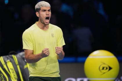 La celebración de Carlos Alcaraz