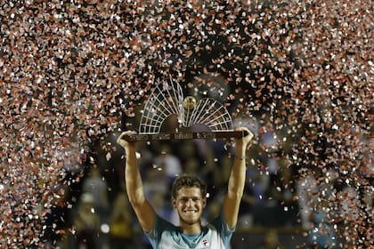 La celebración de Schwartzman en Río de Janeiro, el último domingo