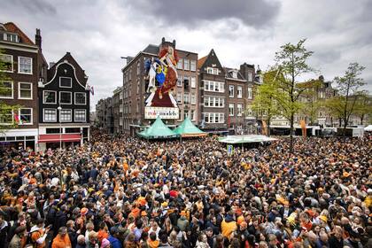 La celebración del Día del Rey en Amsterdam