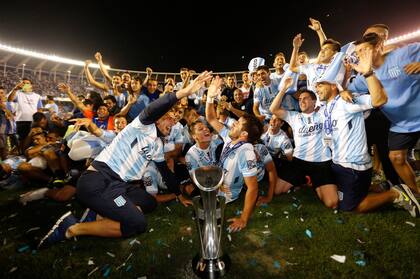 La celebración del título del 2014