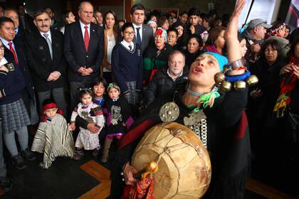 La celebración del WeTxipantu (año Nuevo Mapuche) en Angol, sur del país, el 21 de junio