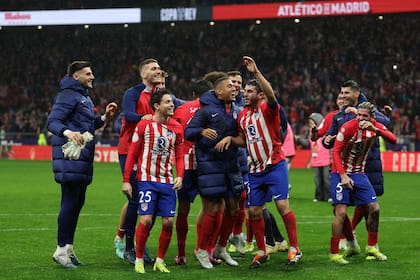 La celebración final de Atlético de Madrid, en el Metropolitano