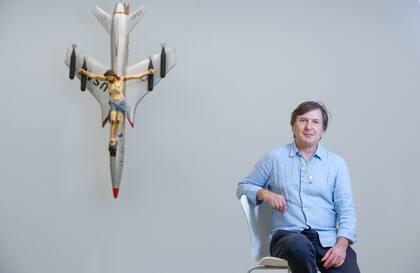 La célebre escultura de León Ferrari estuvo expuesta el año pasado en el Bellas Artes, luego viajó a Milán y ahora se exhibe en Fundación Proa