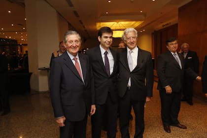 José Claudio Escribano, Daniel Dessein de ADEPA y Jaime Campos de AEA