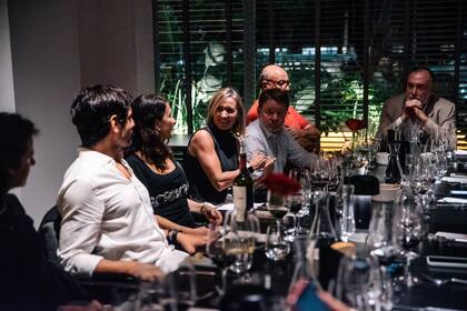 La cena de presentación del nuevo Malbec Finca Nazarenas.