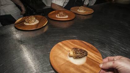 La cena en Tegui constó de nueve pasos
