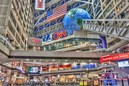 La central de CNN en Atlanta, Estados Unidos