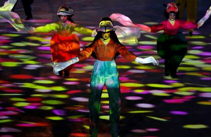 La ceremonia de clausura de los Juegos Olímpicos de invierno en Pyeongchang