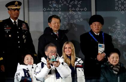 La ceremonia de clausura de los Juegos Olímpicos de invierno en Pyeongchang