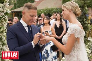 Entramos a la boda de Fantino: una pareja que llamó la atención y el gesto del novio que emocionó a todos