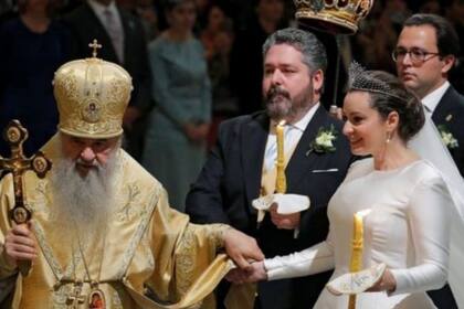 La ceremonia religiosa fue muy elaborada