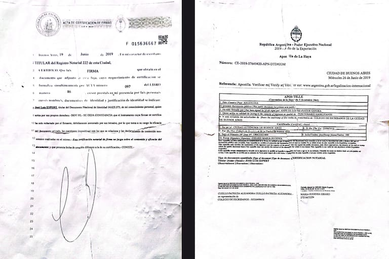 La certificación de la firma del contrato y el apostillado