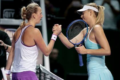 La checa Kvitova eliminó a Sharapova