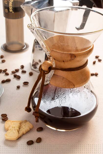 La Chemex, uno de los métodos preferidos de Quiroga