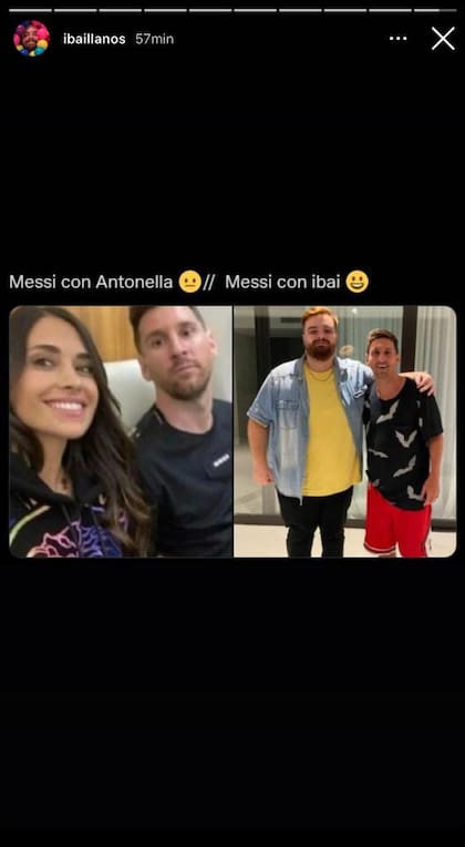 La chicana de Ibai Llanos a Anto Roccuzzo