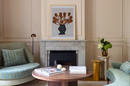 La chimenea lograda por Sherriff Estudio, como si siempre hubiera estado ahí.