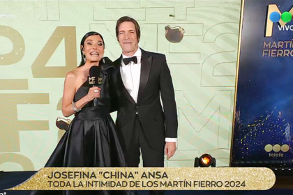 La China Ansa e Iván De Pineda, conductores de Escape perfecto, ofician de anfitriones de la previa a la ceremonia