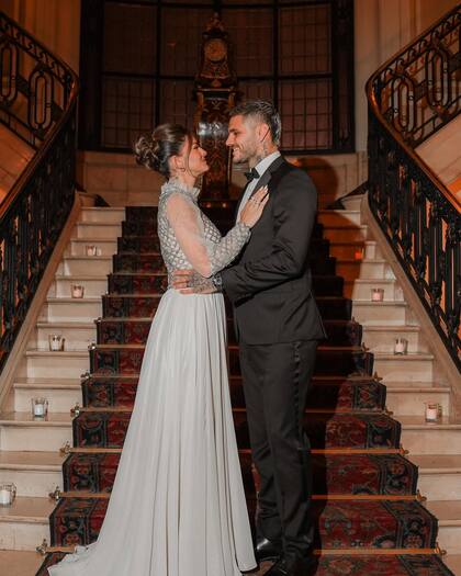 La China posó junto a Icardi