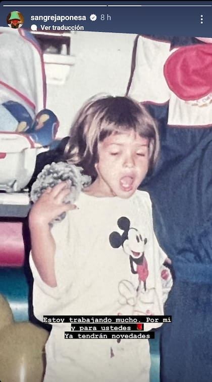 La China Suárez anunció que pronto dará detalles sobre su nuevo proyecto