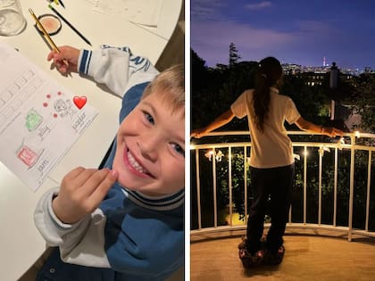 La China Suárez compartió fotos de sus hijos en Turquía