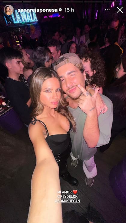 La China Suárez en un boliche de Palermo con amigos