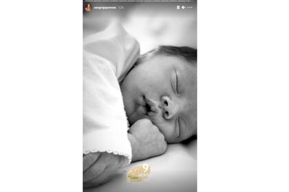 La China Suárez festejó los 6 meses de Amancio con una tierna foto