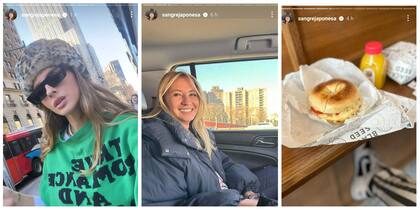 La China Suárez mostró parte de su viaje a Nueva York, a donde fue en compañía de su mamá