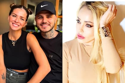 La China Suárez mostró su apoyo incondicional hacia Mauro Icardi (Foto: Instagram/@sangrejaponesa @natasharey1)